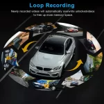 1080P dual camera,Dash Cam for cars,Front And Inside,car camera with IR Night Vision,Loop Recording,wide angle Car DVR Camera