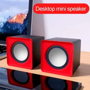 2~6PCS Portable Mini Computer Speaker Wired Small Speakers Universal Stereo Sound Surround For Home PC Desktop Laptop Notebook