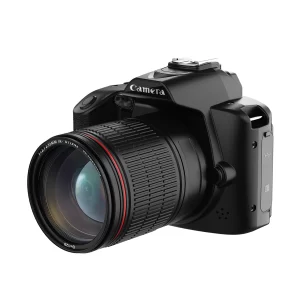 4K Digital Camera WiFi Digital Video Camera 64MP Dual Lens 3 Inch IPS Screen 16X Anti-Shake Zoom Night Vision with Fill Light