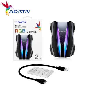 ADATA HD770G External Portable Hard Drive1TB 2TB USB3.2 Gen1 With RGB 2.5-inch External HDD Shelf life 3 years 100% original hdd
