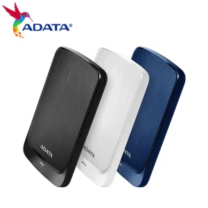 ADATA HV320 USB 3.2 Solid State Disk 4TB 2TB 1TB Black Gen1 RGB Encryption HDD Portable Hard Disk Drive for Laptop Desktop