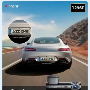 AZDOME M330 Car DVR 1296P Dash Cam Smart Voice Control WiFi Free APP G-sensor Emergency Record Parking Monitor Loop Recording