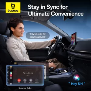 Baseus CarPlay Wireless Adapter Smart CarPlay Box IOS Wired to Wireless Car Play Display Plug&Play Bluetooth WiFi Connect Auto