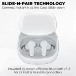 Bluetooth Headphone V5.3 Wireless TWS Earphone Touch Control Earbuds 4 Microphones ENC Noise Cancelling HD Call Customizing APP