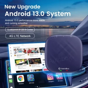 Carlinkit Android 13 CarPlay Ai Box Plus Wireless CarPlay/Android Auto Android Tv Box Adapter Pro for Netfilx Youtube IPTV Fast