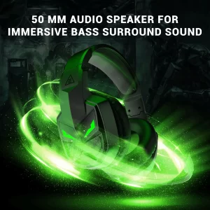 EKSA Fenrir PC Gaming Headphones with Noise Cancelling Microphone, 3.5mm Wired Headset Gamer Over-Ear Stereo for Xbox/PS4/PS5
