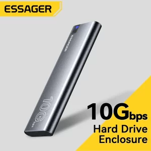 Essager Portable SSD 1TB External Hard Drive 4TB Mobile Hard Disk 10GbPS High-Speed Storage Device For Laptops/Desktop/Mac/Phone