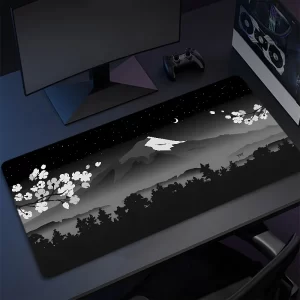 Flowers and Cherry Blossoms Mouse Pad Large Gaming Laptops Laptop Accessories Deskmat Desk Protector Keyboard Mat Mousepad Rgb