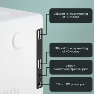 Home Theater Cinema HD Video Bluetooth Beamer Projectors Media Player X8 Projector For Android Portable