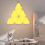 LED Triangle Wall Light USB WIFI Night Light RGB Ambient Light Remote Control Indoor Game Room Bedroom Bedside Decorative Light