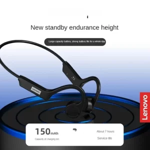 Lenovo X4 Bone Conduction Bluetooth Headphone Sports Earphone Waterproof Wireless Headset with Mic Ear Hook TWS Bass Hifi Stereo