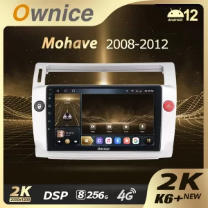 Ownice K6+ 2K For Citroen C4 LA LC C-Triomphe C-Quatre 2004 – 2014 Car Radio Stereo Multimedia GPS Android 12 Infotainment dvd