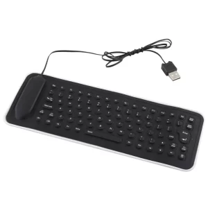 Portable Mini USB Flexible Keyboard Waterproof Silicone Keyboard PC Foldable Gaming Keyboard for Laptop Notebook Peripherals