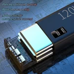 Power Bank For XIAOMI 120W 200000 mAh Super Fast Charging High Capacity Power Banks Laptop Portable Battery For Samsung iPhone