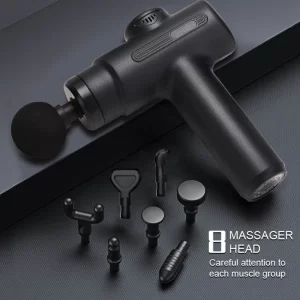 Professional 8 Heads Portable Fascia Massage Gun Machine Muscle Relaxation  Electric Neck Massager Vibrator Masajeador Device