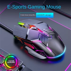 Professional Wired Gaming Mouse 6 Button 3200DPI LED Optical Computer Mouse Game Mice E-Sports Mouse Mause For PC laptop Gamer