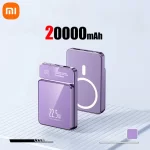Xiaomi 50000mAh power bank Magsafe wireless magnetic power bank fast charging portable suitable for iPhone Xiaomi Samsung Huawei