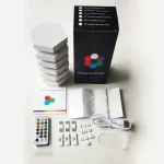 Splicing Modular Geometry Night Light  Hexagonal Led Lamps Wall Panels for Autism, Calming and Sensory  Aid Room Decor