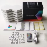 Splicing Modular Geometry Night Light  Hexagonal Led Lamps Wall Panels for Autism, Calming and Sensory  Aid Room Decor