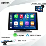 Universal 9 inch Car Radio Wireless CarPlay Android Auto Multimedia Video Player Portable Touch Screen For Kia Toyota Ford VW