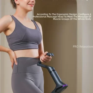 Split Pull Belt Fascia Gun Multi-functional Removable Muscle Massage Guns Handle Vibrator Belt Body Massage Gun Fitness Masajes