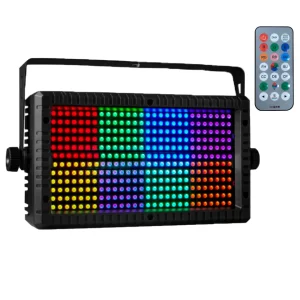 Stephanie 288 LED Strobe Flash Light Sound Control Activated Speed Adjustable Stage Disco DJ Home Party KTV Wedding Lighting