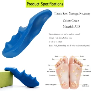 T-Shaped Deep Tissue Massage Ergonomic Design Handheld Massage Tools Full Body Acupressure Point Muscle Relaxation Massage Gun