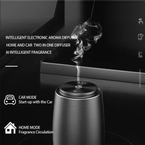 USB Rechargeable Car Diffuser For Room Office Car Scent Diffuser Smart Car Air Freshener Ultrasonic Cold Mist Humidifier