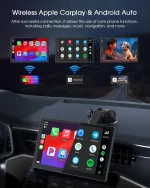 Universal 9 inch Car Radio Wireless CarPlay Android Auto Multimedia Video Player Portable Touch Screen For Kia Toyota Ford VW