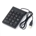 Universal numeric keypad USB Wire Mini number Keyboard keycap for Laptop Desktop PC Computer Numpad 18 Keys Keyboard Accountant