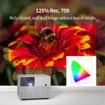 WEMAX VOGUE PRO 1080P HD Projector Home Cinema Projector 1600 ANSI Lumens 4K Supported Projector DOLBY AUDIO & dts-HD Auto Focus