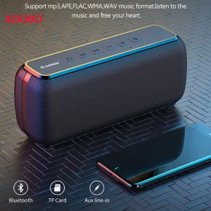 XDOBO X8 60W Portable Speakers Bluetooth-compatiable Bass Subwoofer Wireless Waterproof 6600mAh TWS Function Support TF/AUX