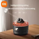 XIAOMI Air Humidifier Aromatherapy Diffuser Creative Volcanic Crack Light Artillery Aroma Diffuser for Home Desktop Ring Spray