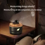 XIAOMI Air Humidifier Aromatherapy Diffuser Creative Volcanic Crack Light Artillery Aroma Diffuser for Home Desktop Ring Spray