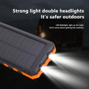 Xiaomi 200000mAh Solar Power Bank Portable Large Capacity Charger Compatible with IOS Android USB-A and USB-C Fast Charging