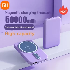 Xiaomi Wireless Power Bank Ultra-Thin 50000mAh Magnetic Portable Charger  22.5W PD Fast Charging Compatible with iPhone Samsung