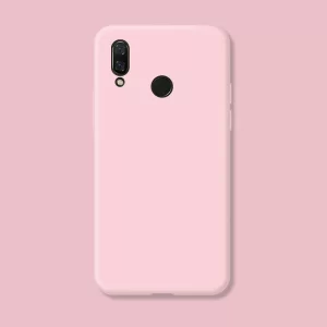 For Huawei P Smart 2019 Case Fundas Original Case Huawei P Smart 2019 Shockproof TPU Liquid Silicone Protective Phone Back Cover