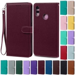 For Huawei P Smart 2019 Case POT-LX1 POT-LX3 Leather Wallet Flip Case For Huawei P Smart 2019 Case Silicone Cover Coque Fundas