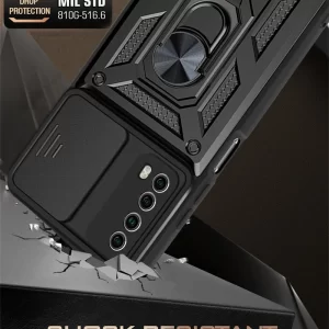 For Huawei P Smart 2021 Case Kickstand Armor Magnetic Car Holder Phone Cases For Huawei PSmart 2021 PPA-LX2 Ring Back Cover