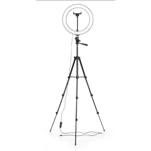 LED Ring Light Photography Light Selfie Lamp With Tripod For Phone Stand Holder Photo Lamp Ringlight For Live Video Streaming