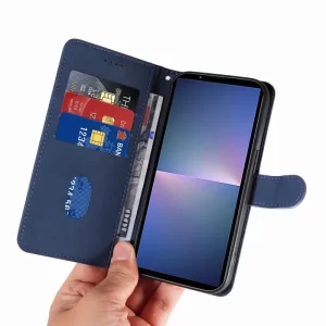 Leather Case For Sony Xperia 10 VI IV V Luxury Magnetic Buckle Vintage Wallet Card Book Flip Phone Cover On Xperia 10 VI Coque