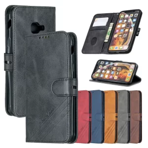 Leather Flip X Cover 4 Case on For Samsung Galaxy XCover 4 4S G390F G398F XCover4 XCover4S Magnetic Stand Wallet Phone Cover