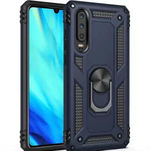 for Huawei P30 Case Magnet Car Ring Stand Holder Cover for Huawei P30 HuaweiP30 ELE-L29 ELE-L09 ELE-L04 Silicone Bumper Coque