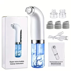 2024 Blackhead Remover Pore Vacuum Cleaner Electric Micro Small Bubble Facial Cleasing Machine USB Rechargeable Beauty Device