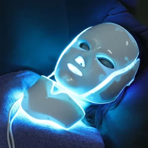 7 Colors LED Facial Mask with Neck LED Light Therapy Mask Skin Rejuvenation Anti Acne Beauty Device Face Lifting Firm Massager
