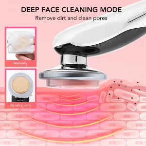 7 in 1 Face Lift Device Microcurrent Skin Rejuvenation LED Facial Massager Light Therapy Anti Aging Wrinkle Beauty Apparatus