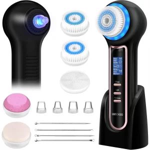 Blackhead Remover Vacuum With Electric Facial Cleansing Brush Rechargeable Face Spin Brush Facial Pore Cleanser SkinCare Machine