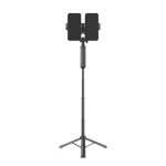 Dual Phone Holder Selfie Stick All in One Mobile Phone Tripod Wireless Desktop Tablet Stand 80CM/160CM