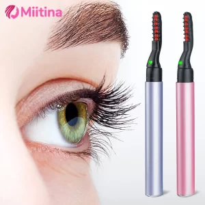 Electric Eyelash Curler Heated Portable Safety Electric Eye Lashes Eyelash Grafting Long Lasting Mini Fast Heating Makeup Tools