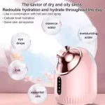 Face Steamer Nano Mist Sprayer Facial Steamer Cold & Hot Nebulizer Facial Sauna Humidifier For Pores Cleansing Moisturizing SPA